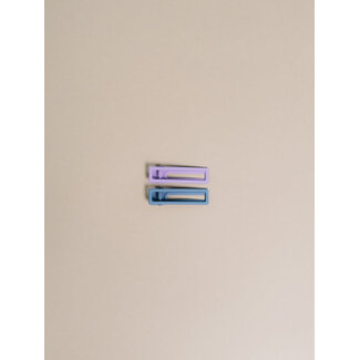 NATANDNOOR LULU HAIRCLIP IN LILAC/BLUE