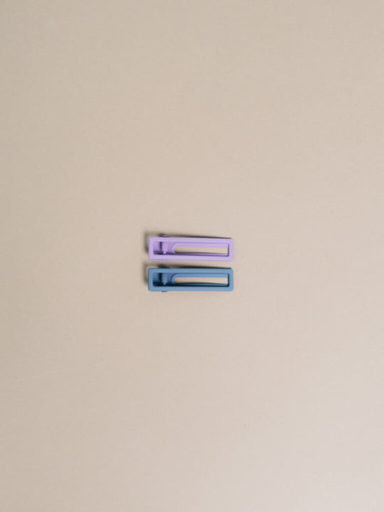 NATANDNOOR  LULU HAIRCLIP IN LILAC/BLUE