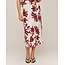 BELLA DAHL BIAS SIDE SLIT SKIRT IN ISLAND DAMASK PRINT
