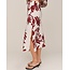BELLA DAHL BIAS SIDE SLIT SKIRT IN ISLAND DAMASK PRINT
