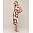 BELLA DAHL BIAS SIDE SLIT SKIRT IN ISLAND DAMASK PRINT