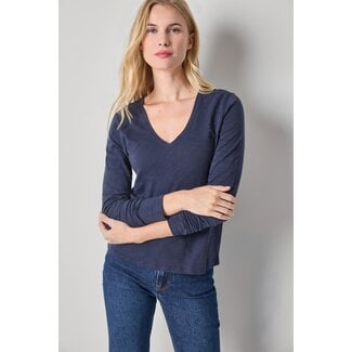 LILLA P LONG SLEEVE V-NECK