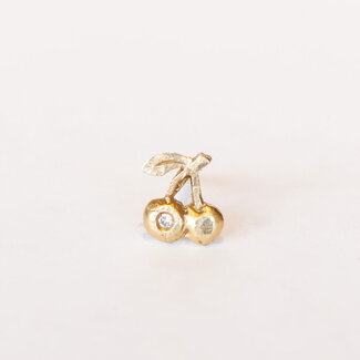 CARVED  CHERRY W/DIAMOND POST