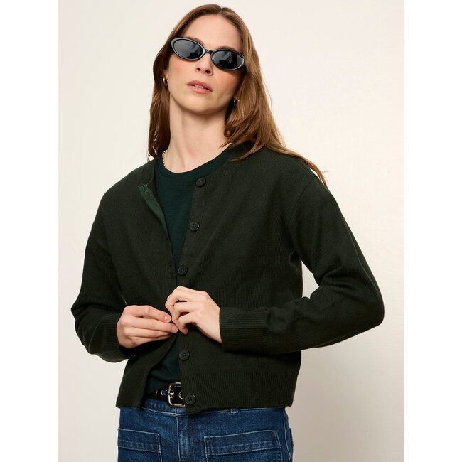 SANCTUARY MUST-HAVE CARDI IN FOREST