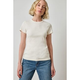 LILLA P RIBBED SHORT SLEEVE CREW IN ROPE
