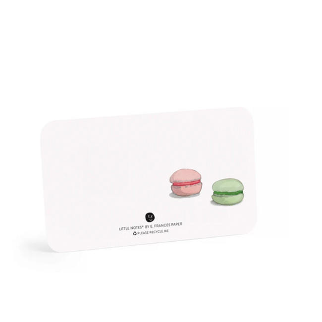 E. FRANCES LITTLE NOTES MACARON