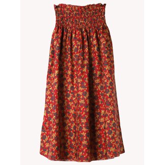 THE GREAT THE CANARY SKIRT IN GUILDED POPPY