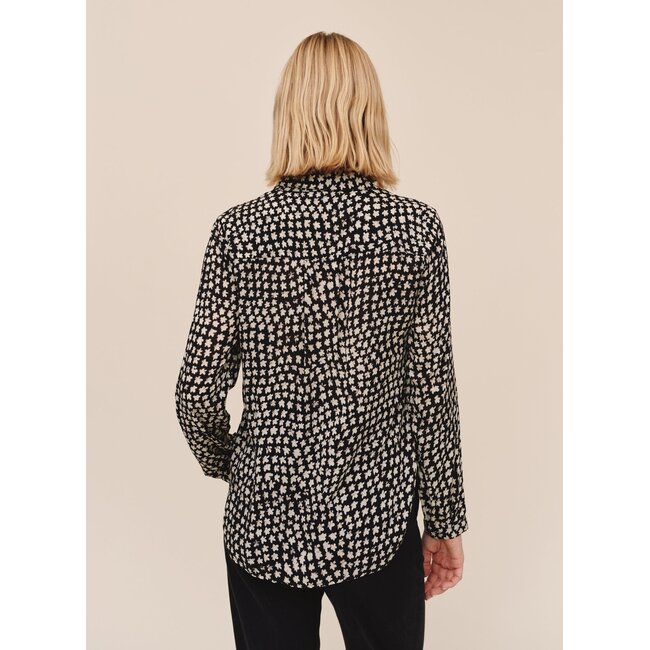 BELLA DAHL FULL BUTTON DOWN HIPSTER SHIRT