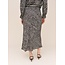 BELLA DAHL BIAS SKIRT WITH STRIPE WAISTBAND