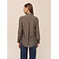 BELLA DAHL CLASSIC BUTTON DOWN IN OLIVE MOSAIC