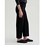 AG SAIGE WIDE LEG CROP IN SUPER BLACK