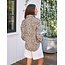 FRANK & EILEEN EILEEN RELAXED BUTTON UP IN GLITTER ANIMAL PRINT