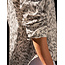 FRANK & EILEEN EILEEN RELAXED BUTTON UP IN GLITTER ANIMAL PRINT