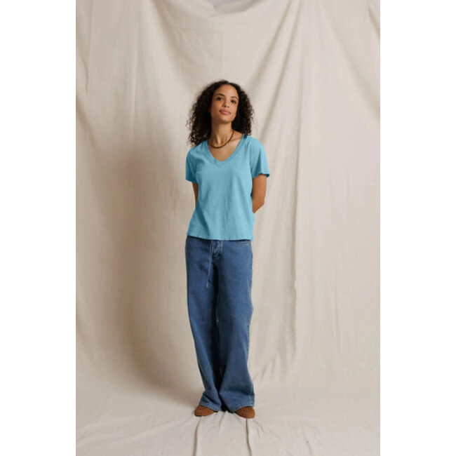 PERFECT WHITE TEE HENDRIX S/S BOXY V-NECK
