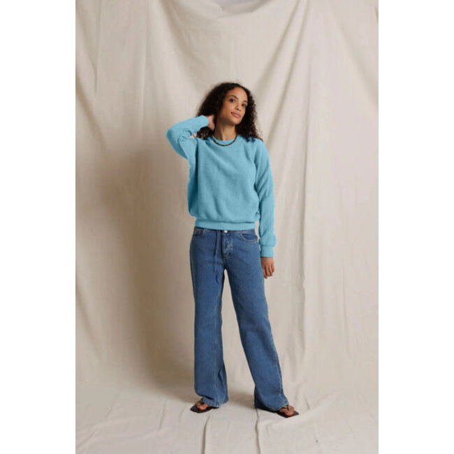 PERFECT WHITE TEE ZIGGY INSIDE OUT FLEECE SWEATSHIRT