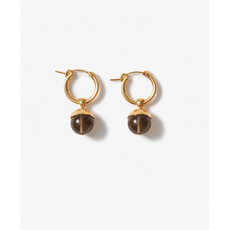 CHAN LUU SMOKEY QUARTZ EARRINGS