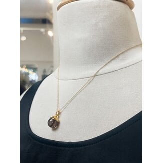CHAN LUU SMOKEY QUARTZ NECKLACE