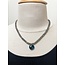 CHAN LUU LABRADORITE/BLUE TOPAZ NECKLACE