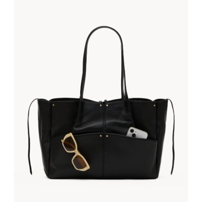 HAMMITT MERYL CARRYALL BLACK/BRUSHED GOLD