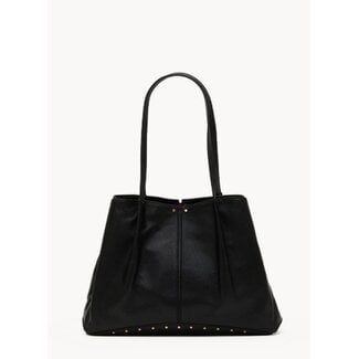 HAMMITT MERYL CARRYALL BLACK/BRUSHED GOLD