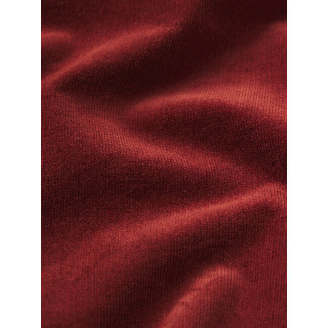 LE SLIM PALAZZO CORDUROY IN WINE