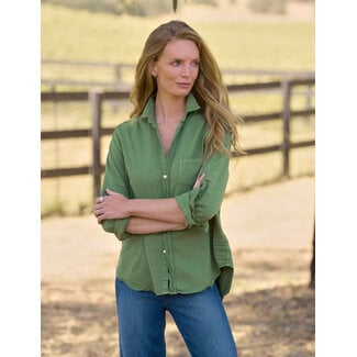 FRANK & EILEEN EILEEN RELAXED DENIM BUTTON UP IN NORI