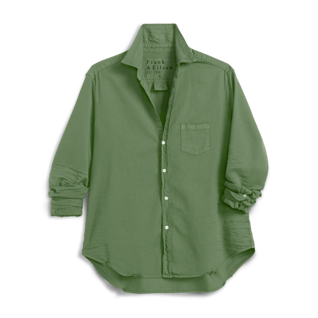 FRANK & EILEEN  EILEEN RELAXED DENIM BUTTON UP IN NORI
