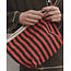 THE GREAT THE GREAT STRIPE POUCH HOT RED MINI PREP STRIPE