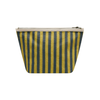 THE GREAT THE STRIPE POUCH CITRON MINI PREP STRIPE