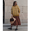 THE GREAT THE CANARY SKIRT IN GUILDED POPPY