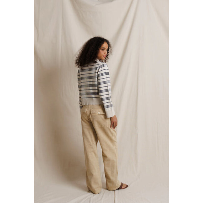 PERFECT WHITE TEE XIMENA STRIPED SWEATER