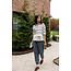 PERFECT WHITE TEE XIMENA STRIPED SWEATER