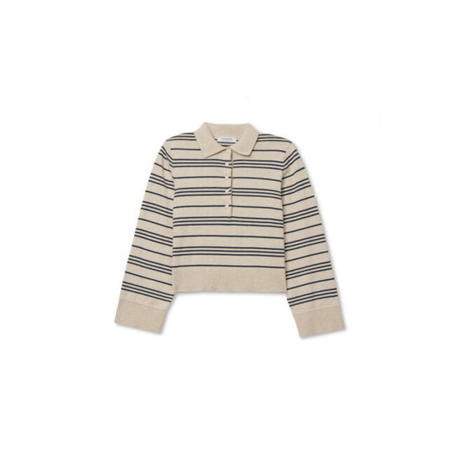 PERFECT WHITE TEE XIMENA STRIPED SWEATER
