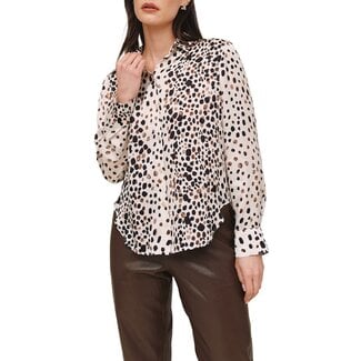 BELLA DAHL PAINTED SPOTS L/S CLEAN SHIRT
