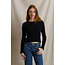 PERFECT WHITE TEE FLORA LONG SLEEVE RIB