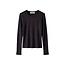 PERFECT WHITE TEE FLORA LONG SLEEVE RIB