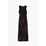 DESIGUAL BUCAREST S/L FLOCKED MIDI DRESS