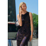 DESIGUAL BUCAREST S/L FLOCKED MIDI DRESS