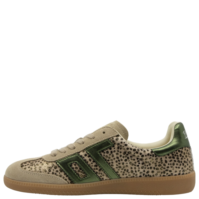 BACK 70 POIS SNEAKER IN GOLD FOREST