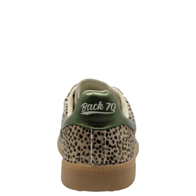 BACK 70 POIS SNEAKER IN GOLD FOREST