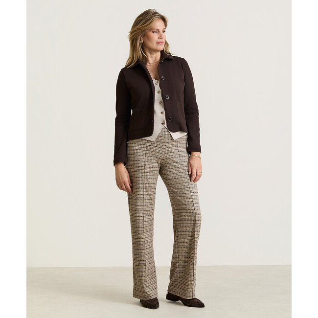 RAFFAELLO ROSSI ELAINE PLAID PANT