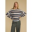 VELVET MAE07 L/S STRIPE SWEATER