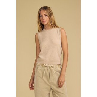 VELVET IVANA07 SLEEVELESS CREW NECK SWEATER