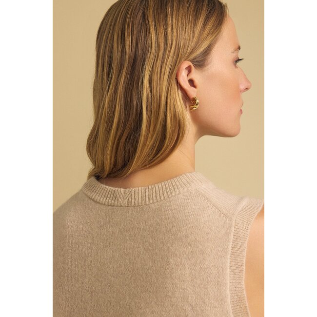 VELVET IVANA07 SLEEVELESS CREW NECK SWEATER