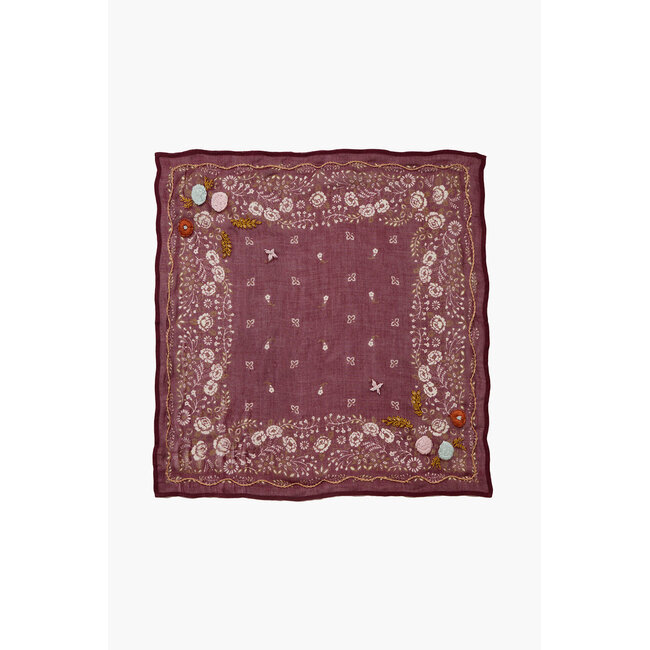 CHAN LUU EMBROIDERED BANDANA