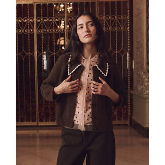 THE GREAT THE CROCHET COLLAR CARDIGAN