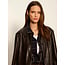 SANCTUARY VEGAN LEATHER CITY COAT