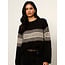 SANCTUARY ARGYLE CREW PULLOVER
