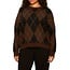 SANCTUARY ARGYLE CREW PULLOVER