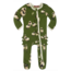 MILKBARN RUFFLE ZIPPER FOOTED ROMPER